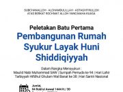 Serentak Peletakan Batu Pertama RSLHS Pusat di 3 Titik