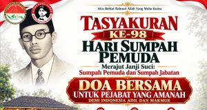 Departemen Pendidikan PCTA Indonesia Akan Gelar Doa Bersama untuk Pejabat Amanah di Hari Sumpah Pemuda