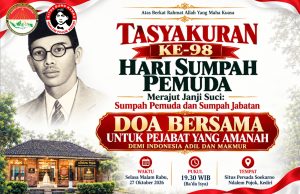 Departemen Pendidikan PCTA Indonesia Akan Gelar Doa Bersama untuk Pejabat Amanah di Hari Sumpah Pemuda